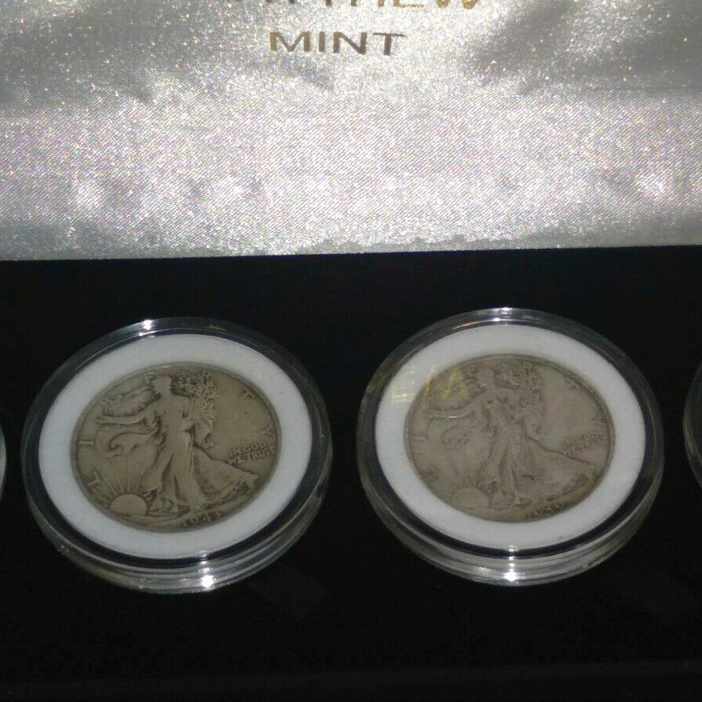 4 PC WALKING LIBERTY COIN SET